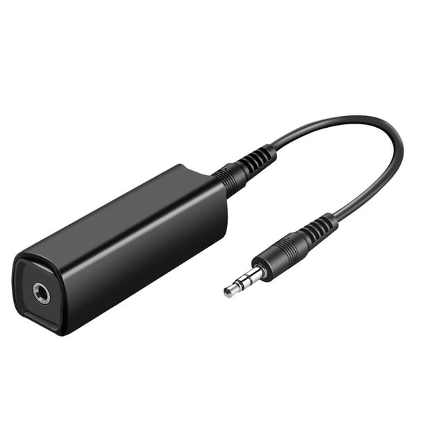 Ground Loop Noise Isolator with 3.5mm Audio Cable, Portable Audio