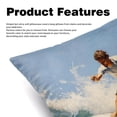 thumbnail image 2 of Surfing in Summer Covers Pillows Set of 2 with Unique Patterns, Throw Pillow Inserts for Bed or Couch, Available in 16x16, 18x18, 20x20 Inches for Any Occasion, 2 of 6