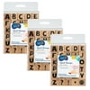 Hello Hobby Wooden Stamp Set, Alphabet Letters and Punctuation, 30 Wood Stamps