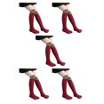 thumbnail image 3 of Minnieouse Calcetines de tubo medio transpirables a la moda gran elasticidad hermoso regalo medias lindas que absorben el sudor para niños tipo 37 tipo 37 5piezas, 3 of 6