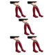 thumbnail image 2 of Guardurnaity Calcetines de tubo medio Transpirable Algodón puro Buena retención de calor Antideslizante Medias lindas para niños Tipo 37 tipo 37 5piezas, 2 of 6