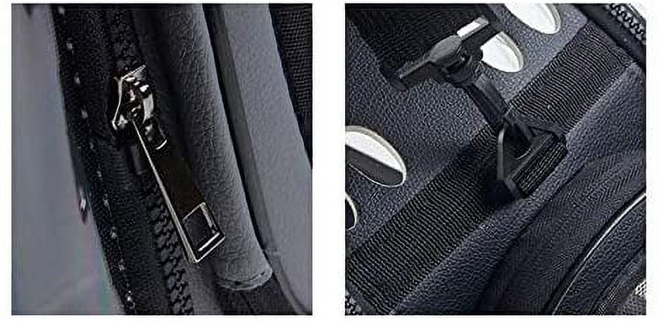 Pet Bag, Dog Transparent Carrier Cage EVA Portable Outdoor Travel Bag Cat Dog Handbag Backpack (S, Blue)