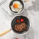 thumbnail image 4 of Sartén de acero inoxidable antiadherente para cocina, con mango de madera, 4 of 6