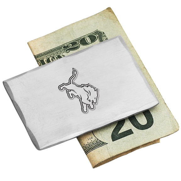 Detroit Lions Steel Money Clip
