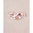 thumbnail image 4 of KIMI BEAR 3 Months Newborn Baby Girls Outfit Set 6 Months Clothes Ruffle Long Sleeves Letter Print Romper Floral Pants with 2pcs Headband 4pcs Pant Sets Brown, 4 of 9