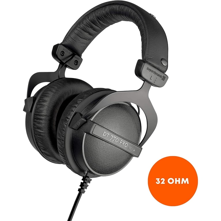 Beyerdynamic DT 770 Pro 32 Ohm Headphones with Splitter and