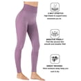 thumbnail image 5 of Womens High Waisted Seamless Leggings Tummy Control Workout Gym Athletic Yoga Pants Butt Lift Compression Skinny Tights Pants, 5 of 7