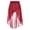 Burgundy, variant on inhzoy Girls High-Low Ballet Dance Skirt Chiffon Lyrical Dance Skirt Burgundy 8