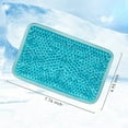 thumbnail image 2 of Gel Beads Ice Pack Ice Bag  Reusable Hot & Cold Pack Compress for Knee  Shoulder  Foot  Back  Ankle  Neck  Hip  Elbow  Wisdom Tooth--7.7‘‘x4.9‘‘, 2 of 8