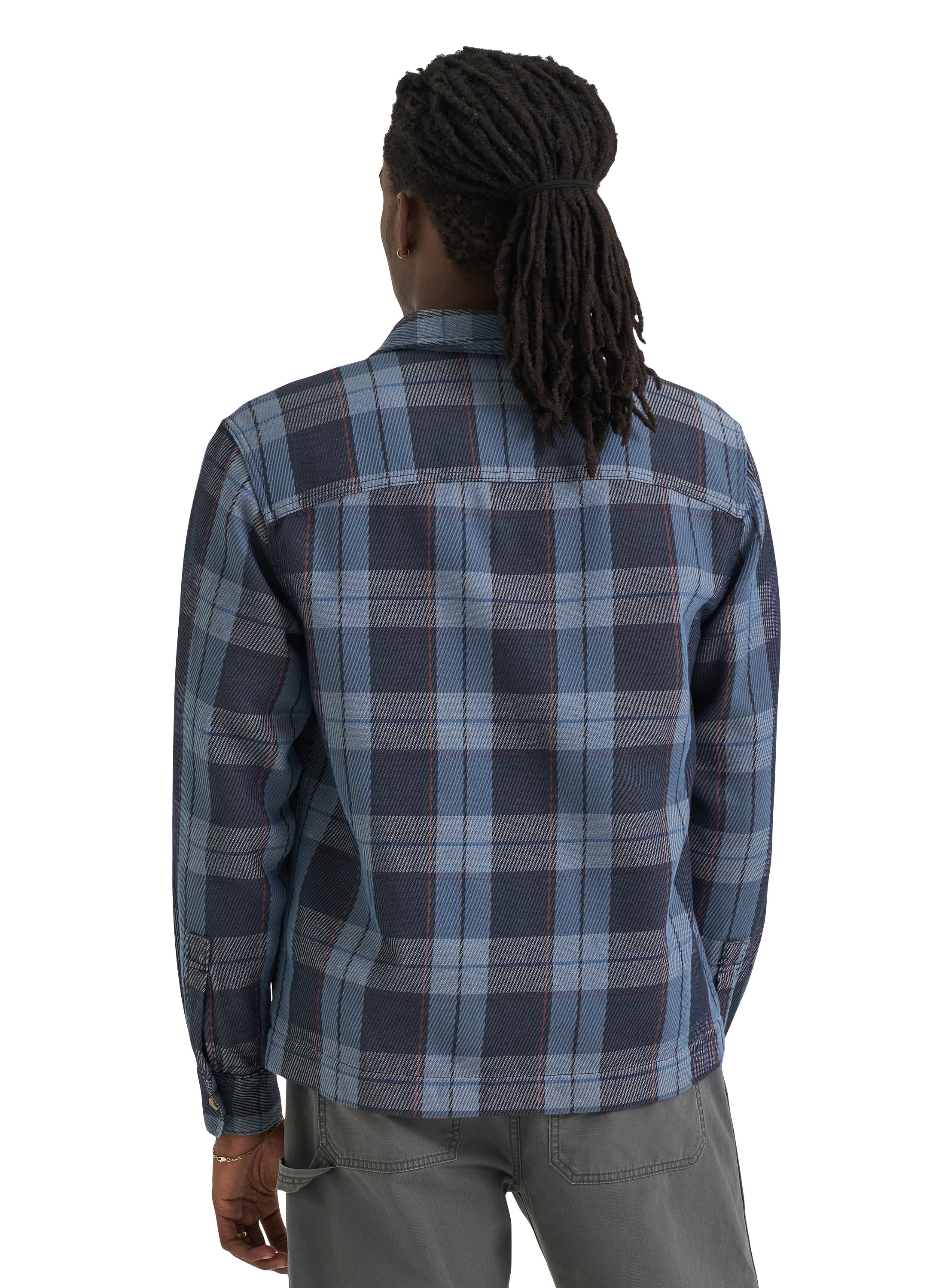 Lee Mens Plaid Overshirt