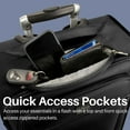 thumbnail image 3 of Skyway Luggage Ballard Softside 20" Expandable Carry on Luggage with Spinner Wheels, Adult, Black, 3 of 11