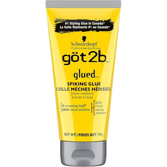 Schwarzkopf Got2b Glued Spiking Glue, Hair Styling, 6-Ounce Tube