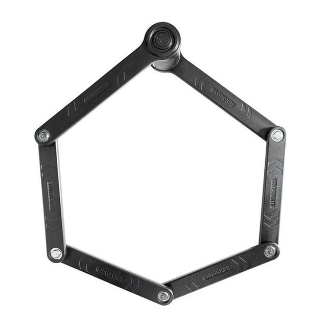 KRYPTONITE : KEEPER 510 FOLDING LOCK : BLACK/GREY : 5MM X 100CM