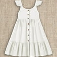 thumbnail image 2 of RIJOPUTY Girls Sparkle Dress Flower Girl Dresses Dance Clothes for Girls Ropa Bebe Niña Dress Up 4t Birthday Outfits for Gifts for a 5 Year Old Girl Gifts 5 Baby Gown Girls 2-3 Years Old Gift, 2 of 4