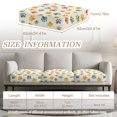 thumbnail image 3 of Xoenoiee Colorful Dog Paw Print Couch Cushion Covers, Stretch Soft Couch Covers for Sofa, Washable Non-Slip Sofa Slipcover Furniture Protector for Indoor and Outdoor, 3 of 7