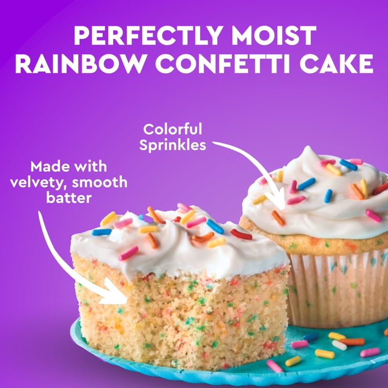 Duncan Hines Signature Perfectly Moist Rainbow Confetti Cake Mix