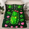 thumbnail image 2 of Castle Fairy Teens Cucumber Pickle Twin Sheet Sets,Love Heart Bedding, 2 of 7