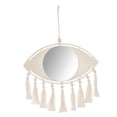 thumbnail image 5 of Tongina Macrame Hanging Wall Mirror, Macrame Fringe Decorative Mirror, Handmade Tassel Decorative Mirrors, for Office Dorm Decoration Round, 5 of 8
