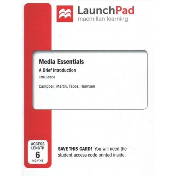 Launchpad For Media Essentials, Six-Months Access
