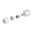 thumbnail image 5 of Uxcell Compression Tube Fitting Female Tube Straight Coupling Adapter 3mm, 5 of 5