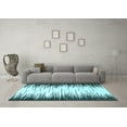 thumbnail image 3 of Ahgly Company Indoor Rectangle Abstract Light Blue Modern Area Rugs, 6' x 9', 3 of 4