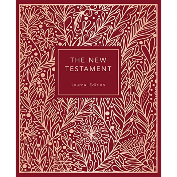 Pre-Owned The New Testament, Journal Edition, Unlined, Burgandy Paperback
