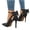 Black, variant on Dellytop Womens Bow Tie Stiletto Ankle Strap High Heels Wedding Dress Pumps Shoes
