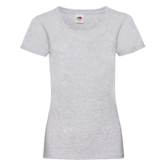 Fruit of the Loom Womens Valueweight Heather Lady Fit T-Shirt
