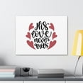 thumbnail image 3 of Scripture Walls Psalm 136:26 His Love Never Quits Bible Verse Canvas Christian Wall Art Ready to Hang Unframed, 3 of 18