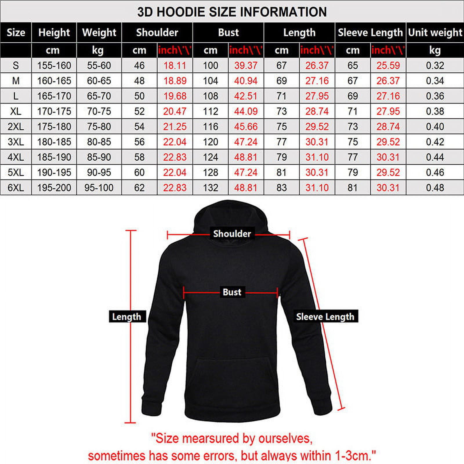 Buy Mens Hoodies Graphic 3D Sweater Vortex Print Long Sleeve Hoodie Men's  Sportswear Trendy Hoodie