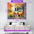thumbnail image 5 of Hello Fall Border Collie Football Welcome Autumn with Leaves Pumpkins Tapestry Borders Dog Lovers Gifts Idea Wall Hanging Backdrop Home Decor - 00012, 5 of 5