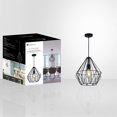 thumbnail image 3 of Xtritty - Suspension Lumineuse, Largeur 11.81 Pieds', de la Collection Sterling, Noir, 3 of 3