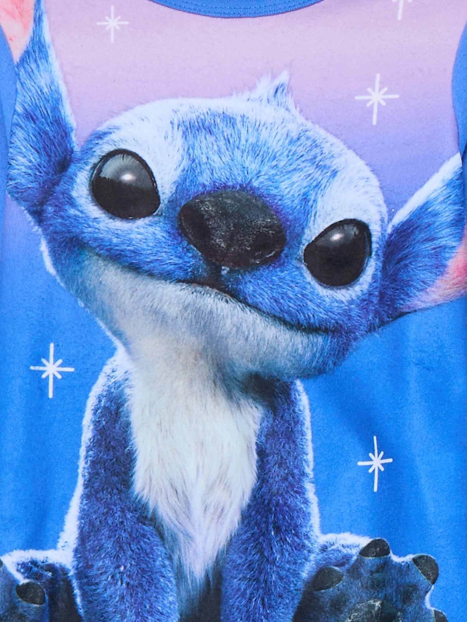 Disney Stitch Girls Long Sleeve Top and Pants Pajama Set, 2-Piece, Sizes 4-16