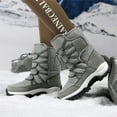 thumbnail image 4 of YOURDIARY Snow Boots For Women Winter Waterproof Shoes Faux Fur Warm Outdoor Boots Hiking Boots, 4 of 8