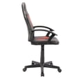 thumbnail image 4 of WHI 802-704RD-BK 21.75 x 21.75 x 37.25-42 in. Clink Office Chair in Red & Black, 4 of 8