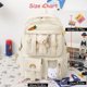 thumbnail image 4 of Juego de mochila de 5 piezas para niñas: mochila escolar, bolso de hombro, bolso, estuche para bolígrafos y más, perfecto para útiles escolares para el regreso a clases de los estu, 4 of 5