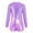 Purple, variant on YONGHS Kids Girls Sequins Long Sleeves Ballet Dance Gymnastics Leotard Athletic Bodysuit Unitard Silver 10