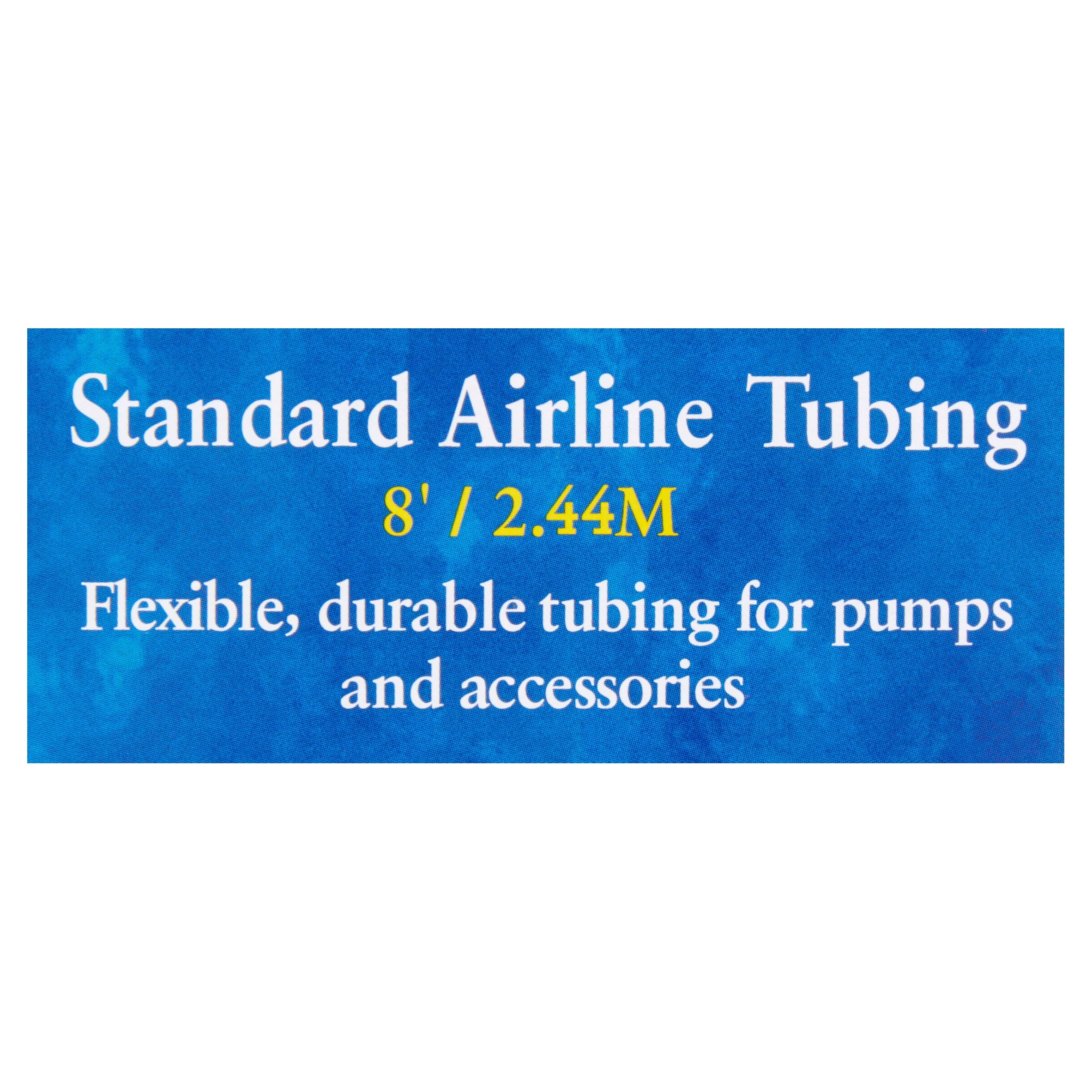 (3 pack) Aqua Culture Standard Airline Tubing for Aquarium Parts, 25', 1 Count