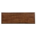 thumbnail image 2 of Pemberly Row Modern 42-in Dining Bench Amish Brown Solid Wood, 2 of 7