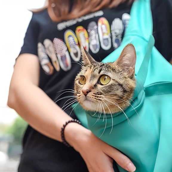 GASTROPOD Pet Outdoor Travel Sling Carrier For Puppy, Cats, Hands Free Shoulder Pet Pouch And Tote