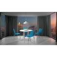 thumbnail image 2 of Conway Stacking Chair in Aqua Blue Fabric  4-Pack, 2 of 3