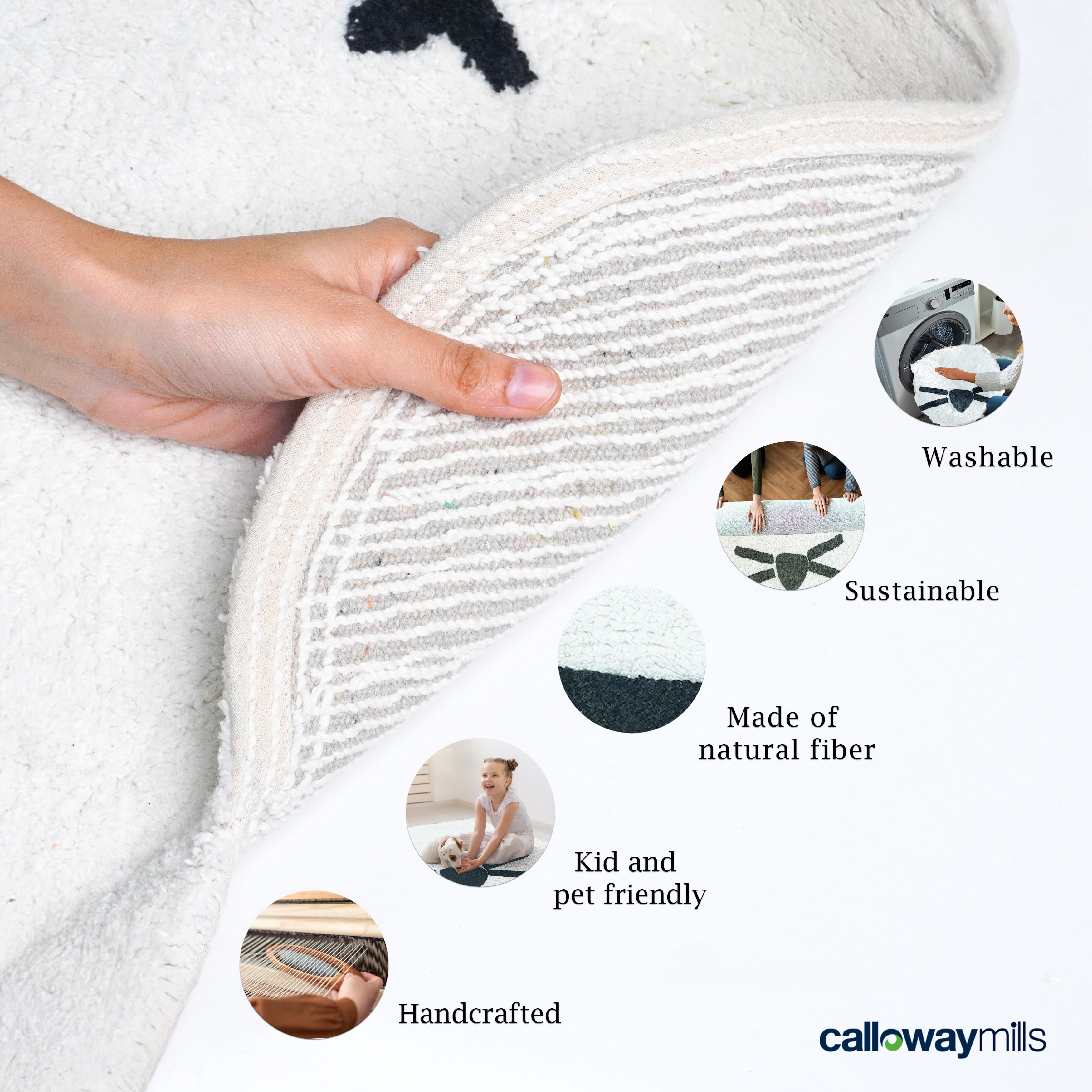 Calloway Mills 1143532 Kitty Cat Rug 32”
