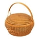 thumbnail image 1 of Cesta de mimbre para picnic, cesta de almacenamiento, cesta de almacenamiento portátil, cesta de compras, cesta de comestibles para acampar, bodas,, 1 of 8