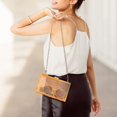 thumbnail image 5 of WJCD Bolso de mano transparente con caja de acrílico para mujer, bolso de noche cruzado pequeño y transparente, correa de cadena dorada aprobada por el estadio, 5 of 5