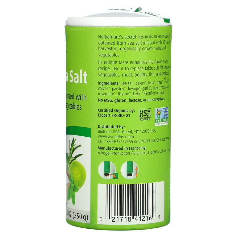 Herbamare Sodium-free - Organic Herbed Salt Substitute 125 G - A