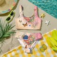 thumbnail image 4 of Grblisyd 4th of July Girls Swimsuits Two Piece Casual Scoop Neck Independence Day Bikini Sets Size 7 Years, 4 of 6