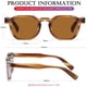 thumbnail image 5 of Gafas de Sol Retro Cuadradas con Montura Gruesa AIEYEZO UV400 Unisex, 5 of 6