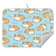 thumbnail image 3 of Cute Corgi Butt Drying Dish Mat Quick Drying Absorbent Soft Durable for Kitchen 18" x 24", 3 of 10