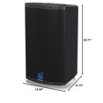 thumbnail image 5 of Turbosound iQ10 Altavoz autoamplificado de 2500 vatios, 2 vías, 10" con tecnología Klark Teknik DSP, modelado de altavoces y red ULTRANET, negro, 5 of 5