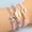 Rose Gold, variant on Fish Hook Fish Tail Ocean Braided Bracelet Conch Surfing Hand Rope Handmade Braided Adjustable Lovers Friendship Bff Couple Bracelet